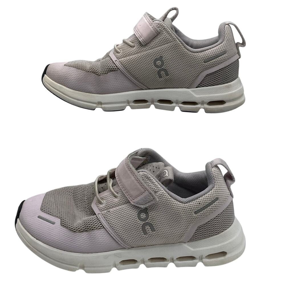 ON Little Kids' On Cloudplay Hook N Loop Road Running Shoes Sz K13 Athletic Pink